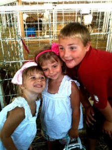 Sarah centrella's kids at the fair