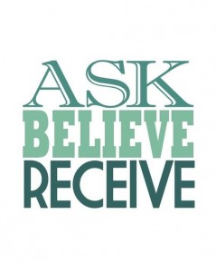 ask believe receive