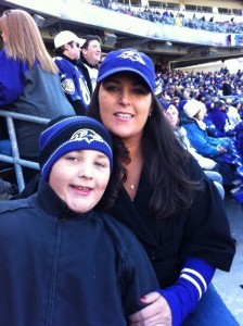 Raven's game with my son