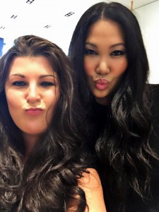 Kimora Lee Simmons and Sarah Centrella at KLS Openinng