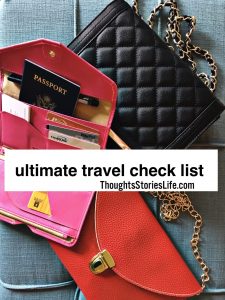 ultimate travel check list